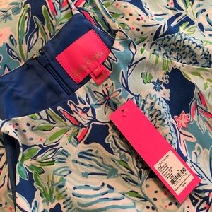 Lily Pulitzer Pearl Romper-Coastal Blue